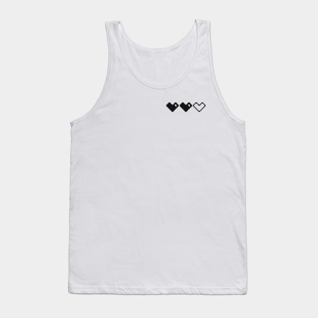 Pixel hearts Tank Top by aqqret